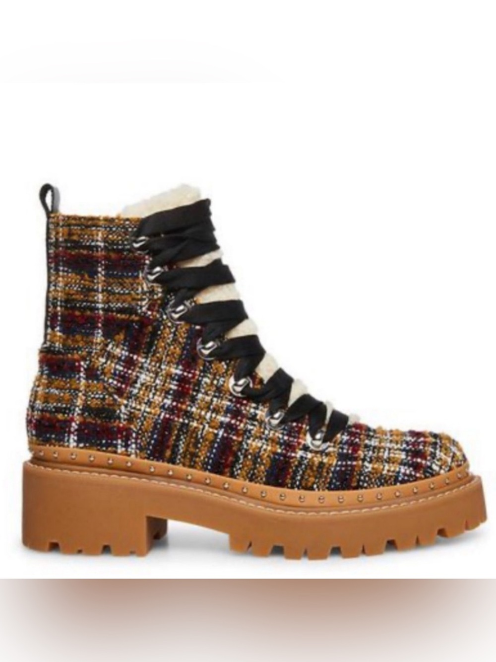 Steve Madden Rainier Plaid Boots NEW!